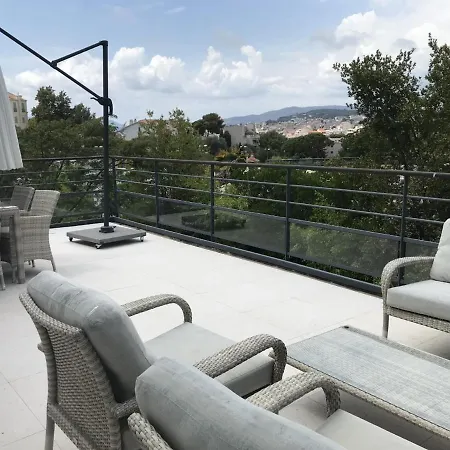 Apartment Montfleury: Dual Terrace Retreat Near Croisette