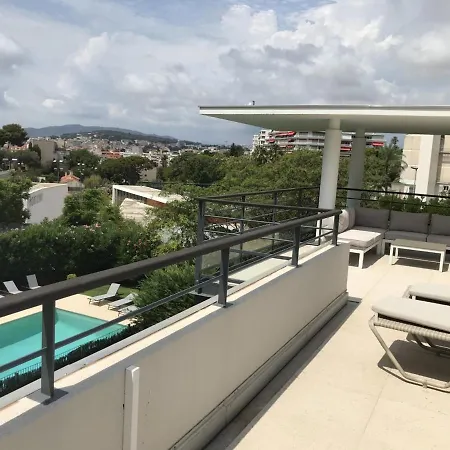 Montfleury: Dual Terrace Retreat Near Croisette Apartment