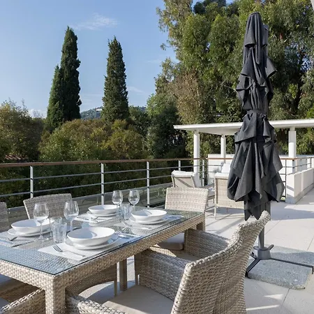 Apartmán Terrasses De Montfleury - Spacieux, 2 Terrasses, Parking Prive, Piscine, 15 Min Du Palais Et Plages