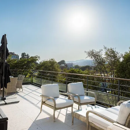 アパート Terrasses De Montfleury - Spacieux, 2 Terrasses, Parking Prive, Piscine, 15 Min Du Palais Et Plages *