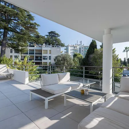 Terrasses De Montfleury - Spacieux, 2 Terrasses, Parking Prive, Piscine, 15 Min Du Palais Et Plages * Канны